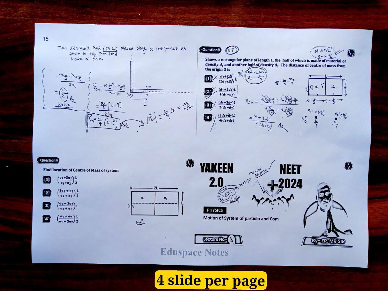 PHYSICS by MR SIR [ YAKEEN 2.0 2023]