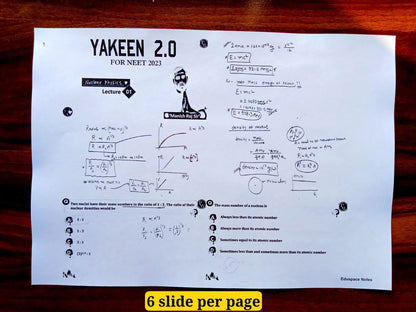 PHYSICS by MR SIR [ YAKEEN 2.0 2023]